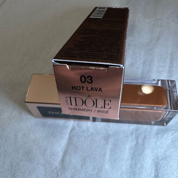 Lancôme IDÔLE TINT LIQUID EYESHADOW & EYELINER color: 03 Hot Lava - Picture 4 of 5